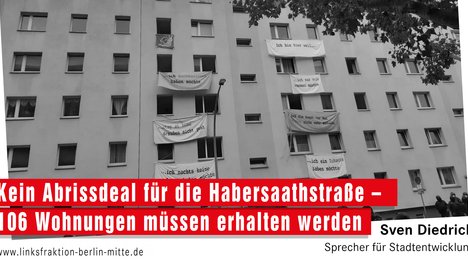 Sharepic zur Habersaathstraße.