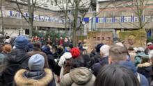 Foto vom Gedenken beim Block der Frauen.