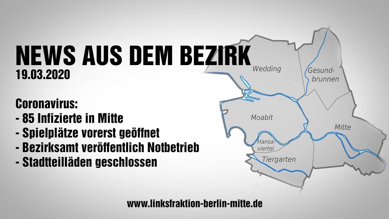Der Coronavirus in Berlin-Mitte - News vom 19.03.2020