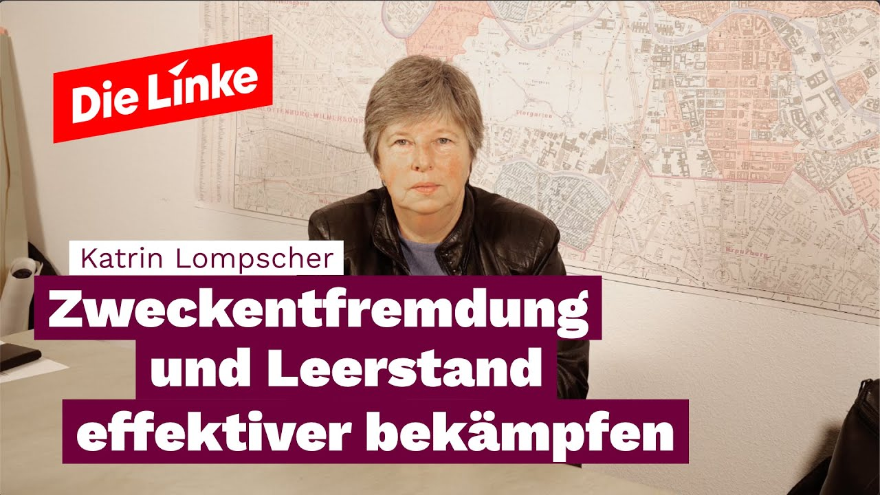 Katrin Lompscher (Linke) über Zweckentfremdung und Leerstand in Berlin Mitte