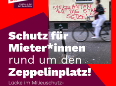 Schutz für Mieter*innen rund um den Zeppelinplatz.