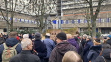 Foto vom Gedenken beim Block der Frauen.