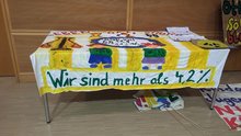 Foto vom Jugendprotest in der BVV Mitte.