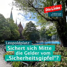 Leopoldplatz mit Blick auf den Maxplatz